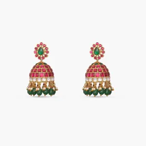 Mansi Kempu Jadau Jhumka Earrings