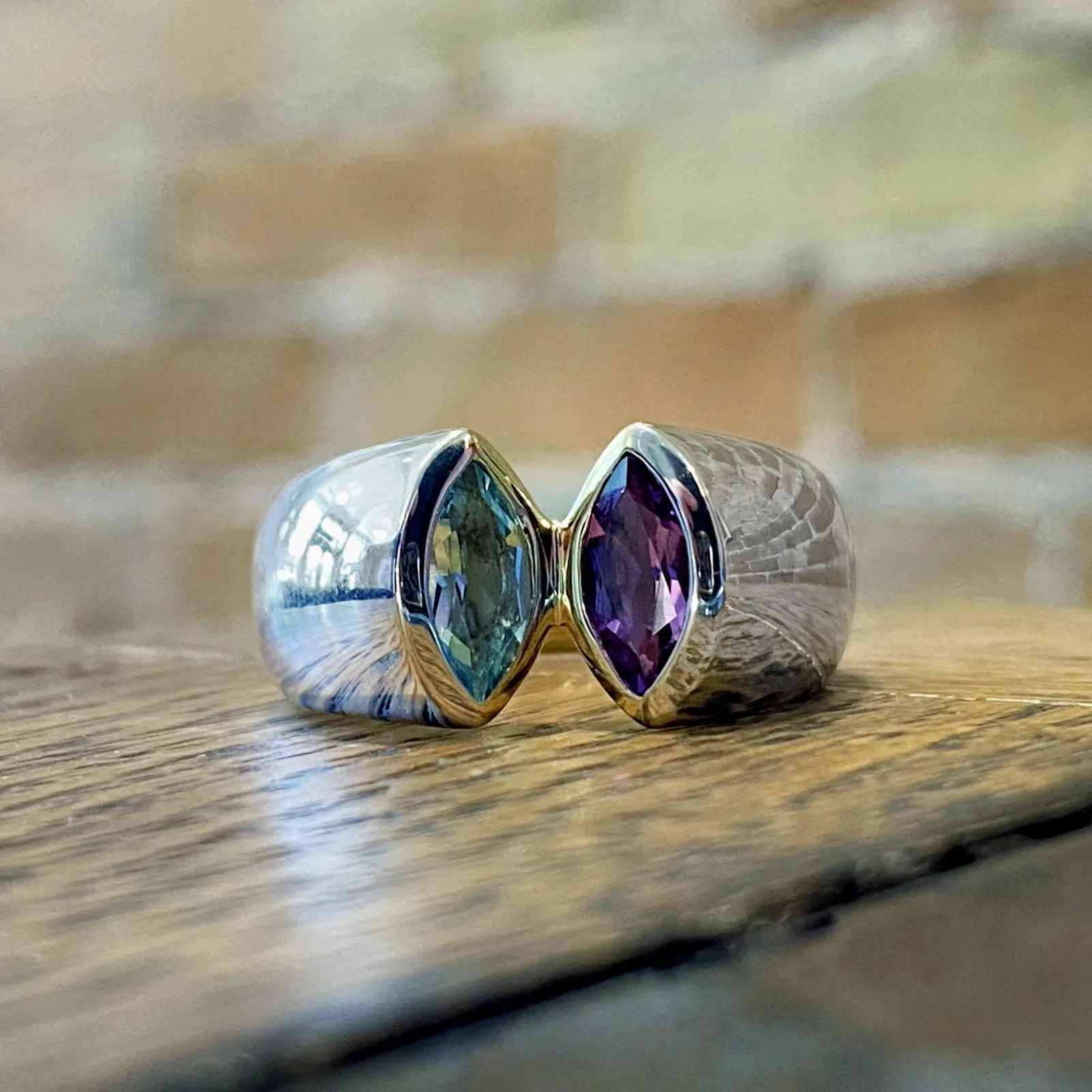 Marquise Gemstone Ring