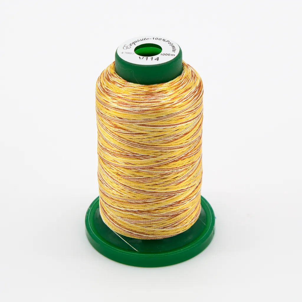 Medley™ Variegated Embroidery Thread - Amber Glow 1000 Meters (V114)