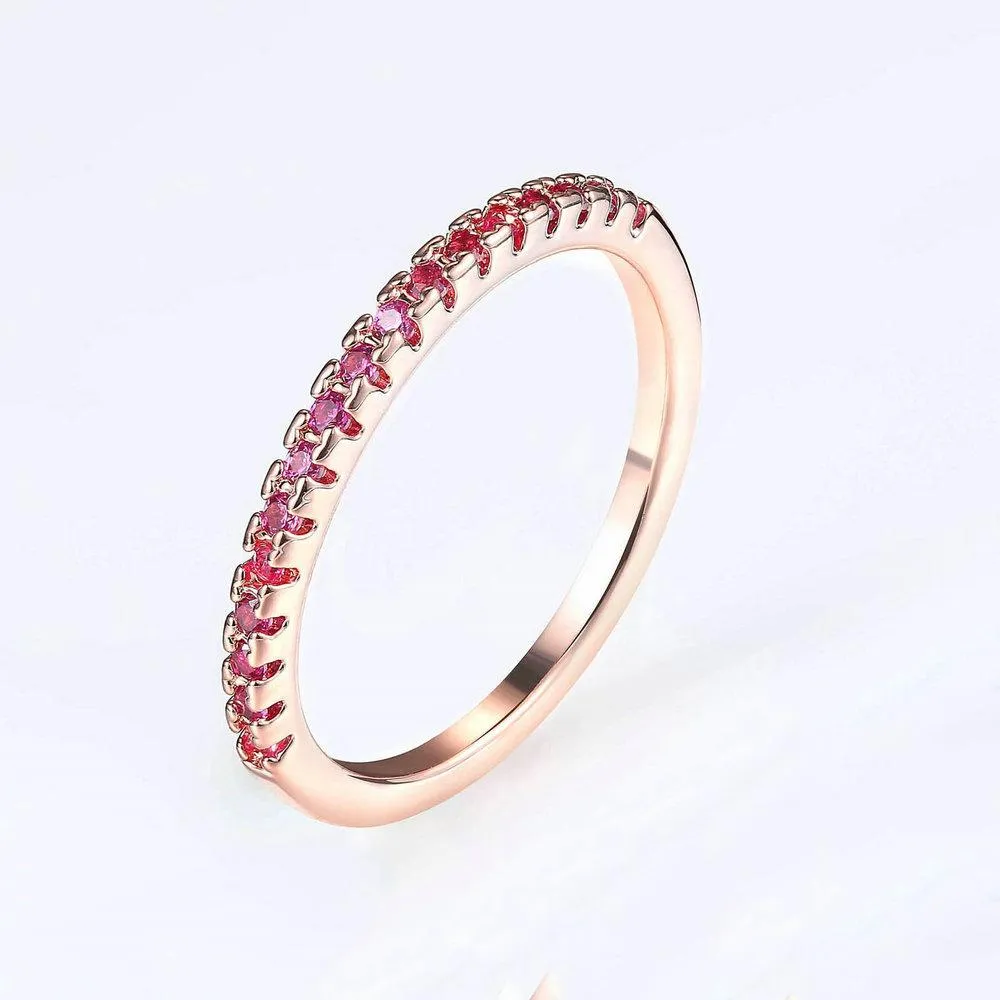 Minimalist Multi Color Zircon Rings