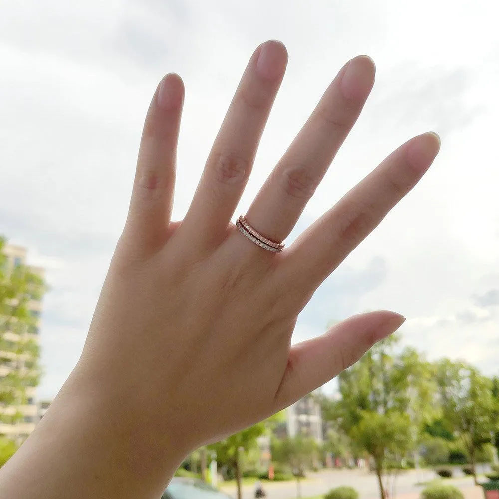 Minimalist Multi Color Zircon Rings