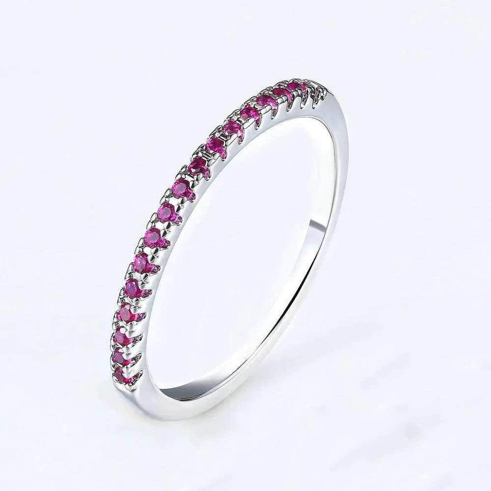 Minimalist Multi Color Zircon Rings