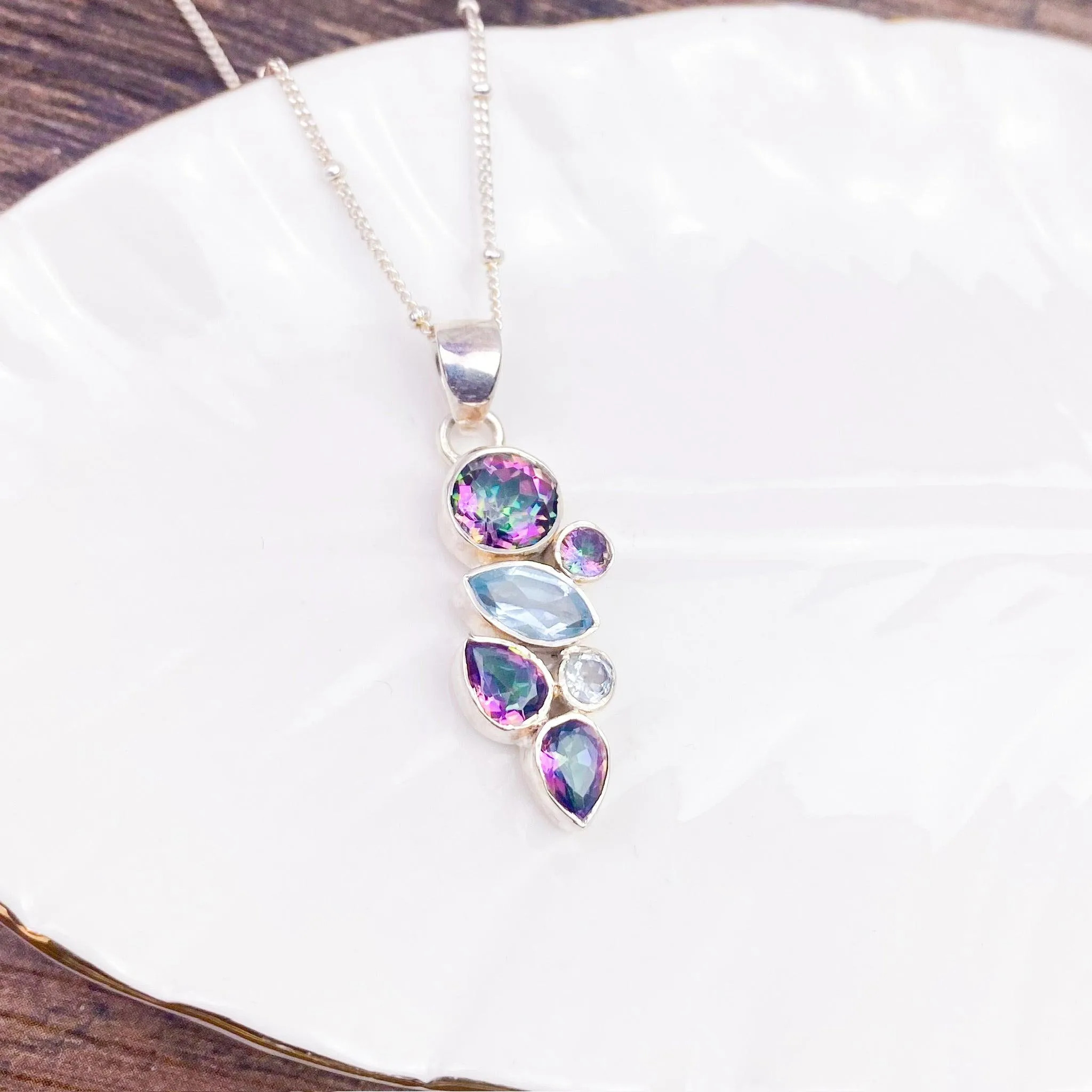 Mystic Topaz Necklaces Collection