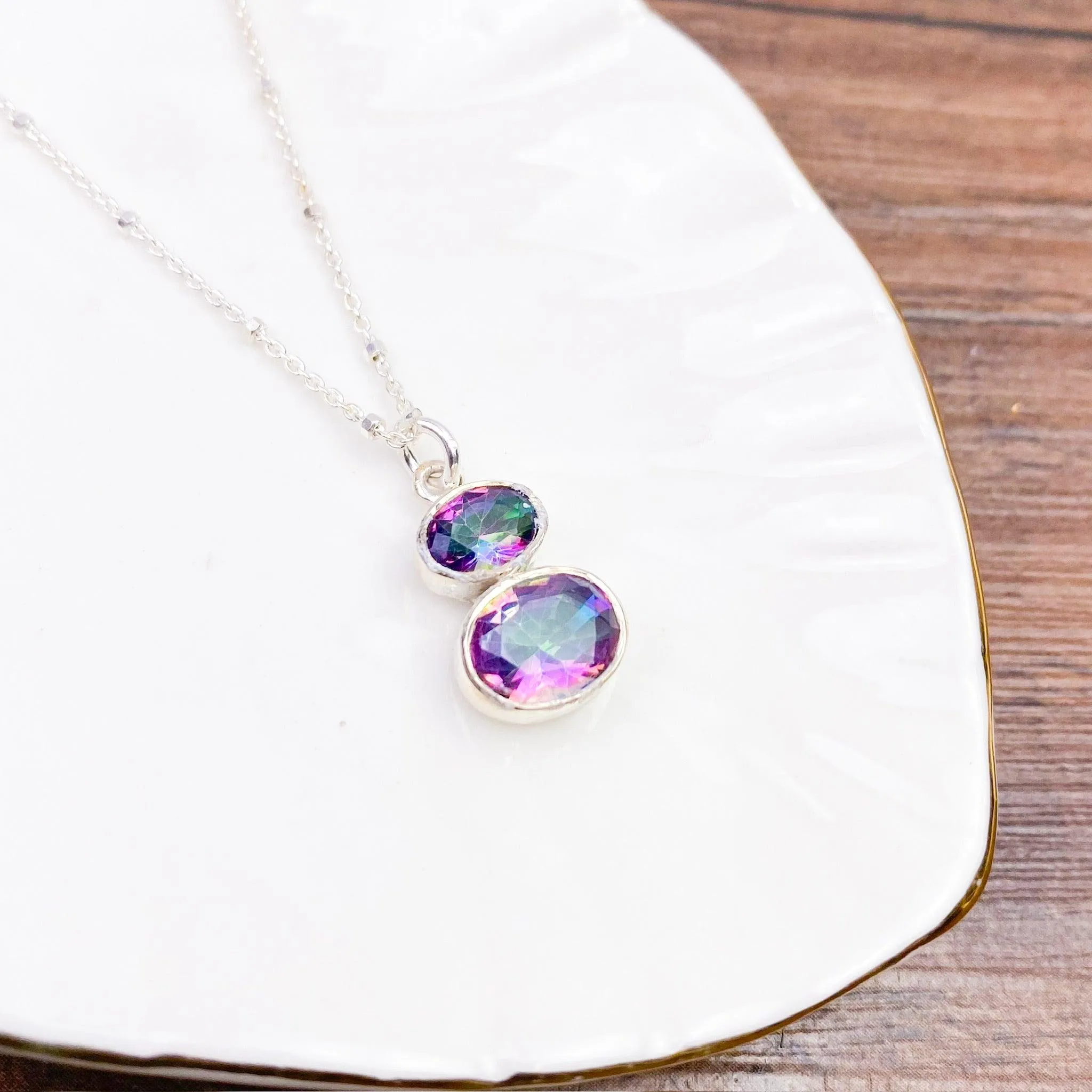 Mystic Topaz Necklaces Collection