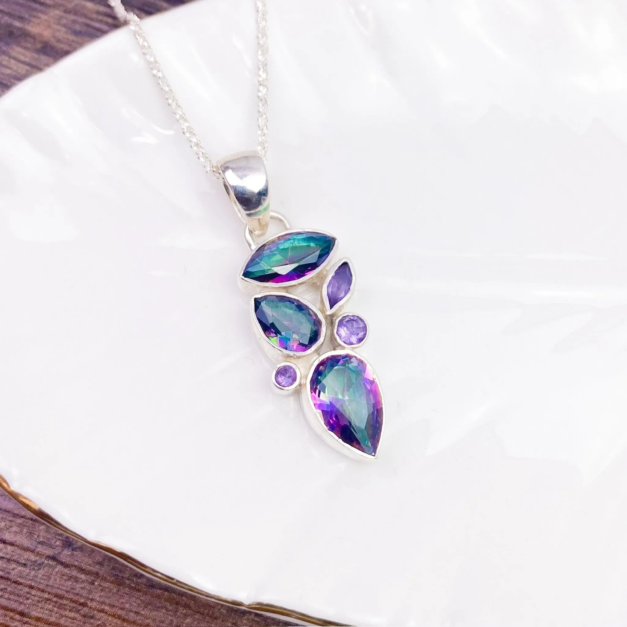 Mystic Topaz Necklaces Collection