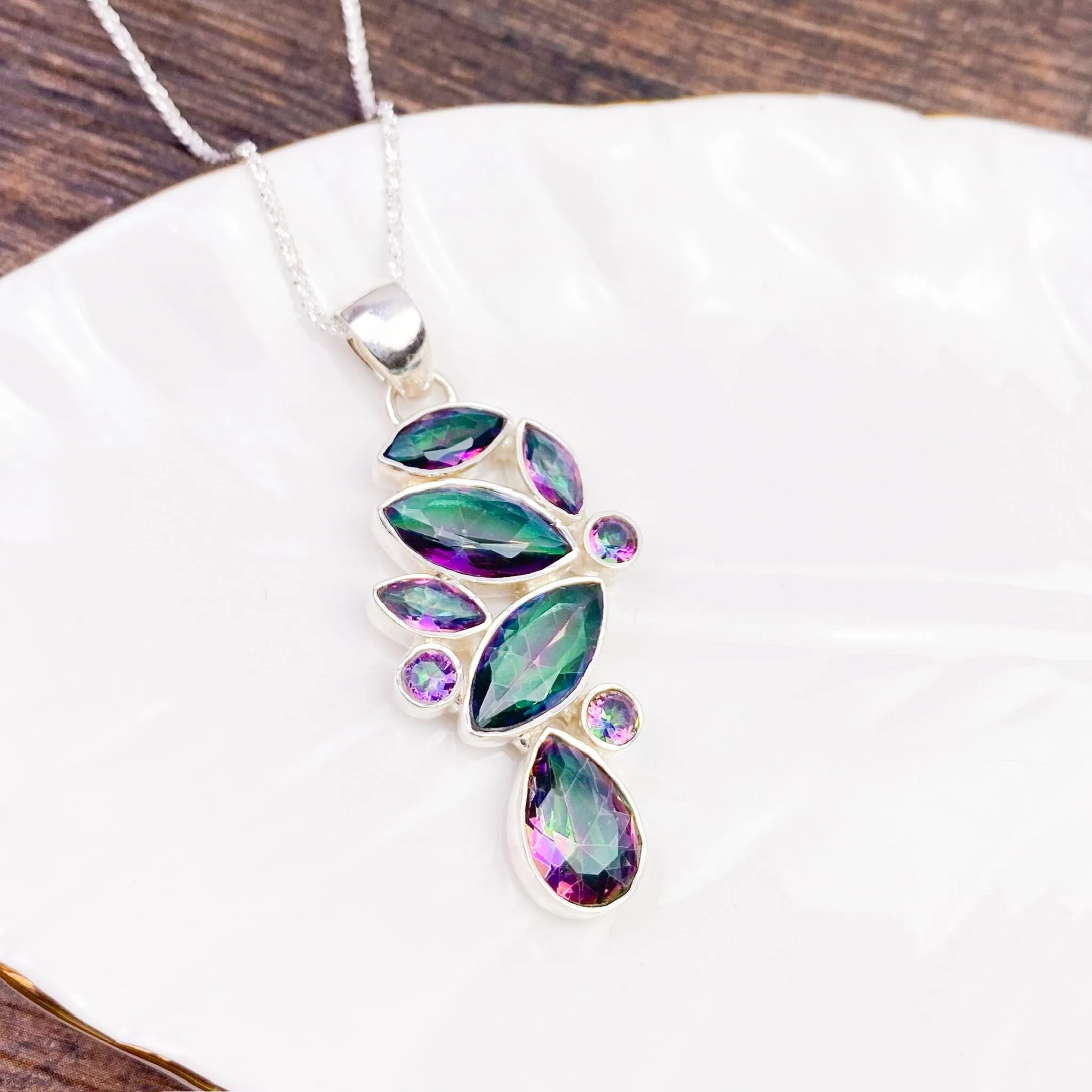 Mystic Topaz Necklaces Collection