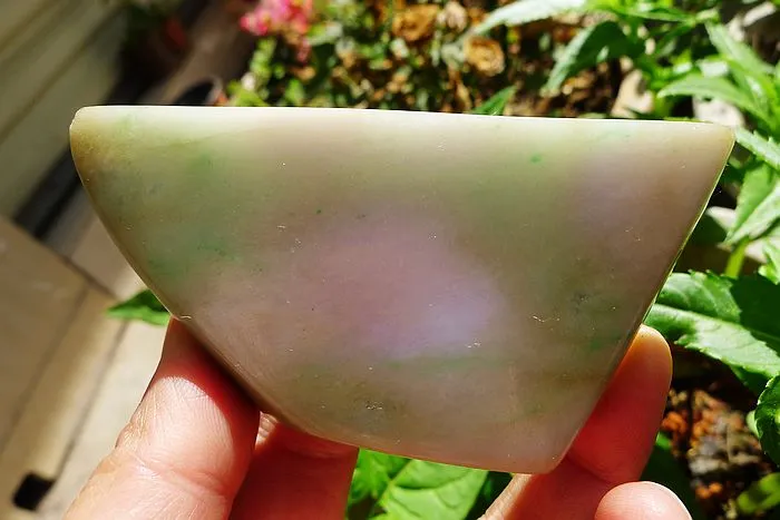 Natural Jade Rough Jadeite Raw (105g,8.3X4.5X1.4cm)