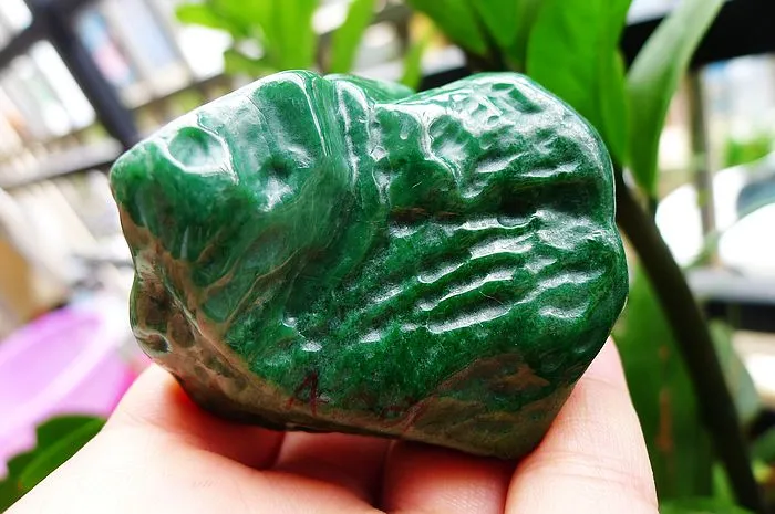 Natural Jade Rough Jadeite Raw (120g,6X5.3X2.1cm)