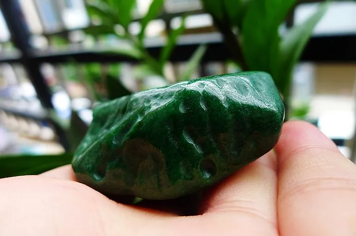 Natural Jade Rough Jadeite Raw (120g,6X5.3X2.1cm)