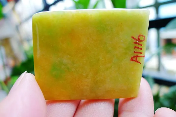 Natural Jade Rough Jadeite Raw (26g,4.4X3.7X0.51cm)