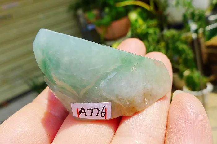 Natural Jade Rough Jadeite Raw (39g,4.6X2.7X2.5cm)