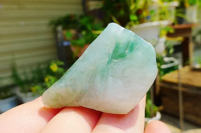 Natural Jade Rough Jadeite Raw (39g,4.6X2.7X2.5cm)