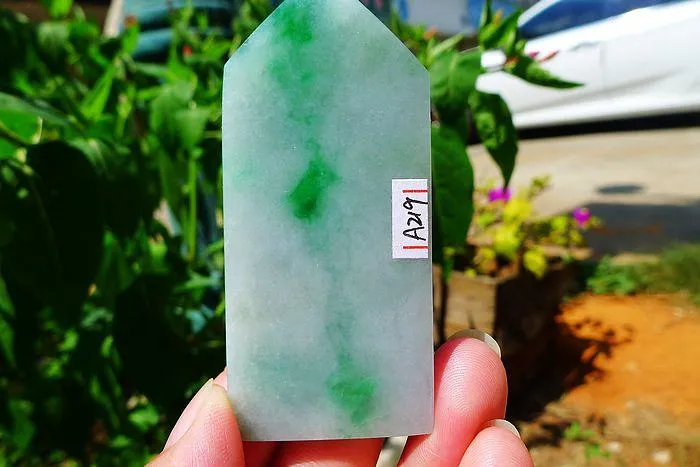 Natural Jade Rough Jadeite Raw (57g,7X3.2X0.8cm)