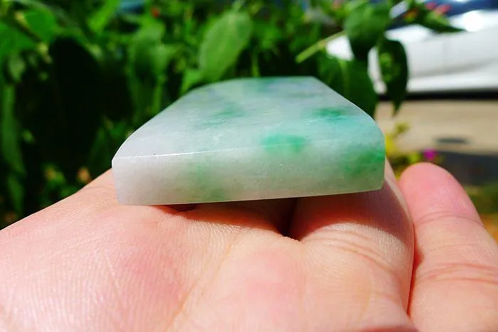 Natural Jade Rough Jadeite Raw (57g,7X3.2X0.8cm)