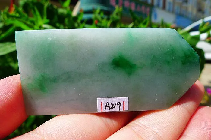 Natural Jade Rough Jadeite Raw (57g,7X3.2X0.8cm)