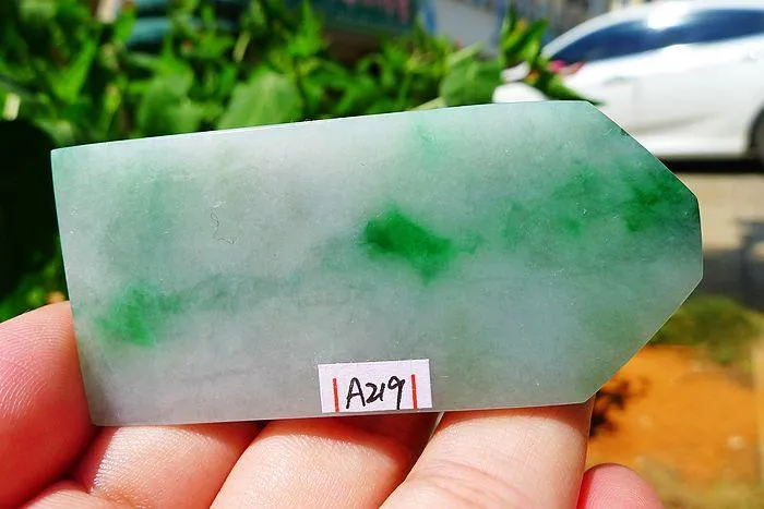 Natural Jade Rough Jadeite Raw (57g,7X3.2X0.8cm)