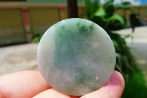 Natural Jade Rough Jadeite Raw (59g,3.7X1.55cm)