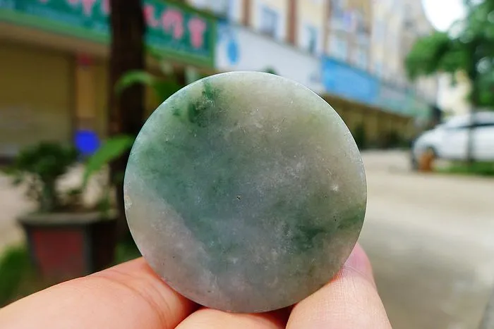 Natural Jade Rough Jadeite Raw (59g,3.7X1.55cm)