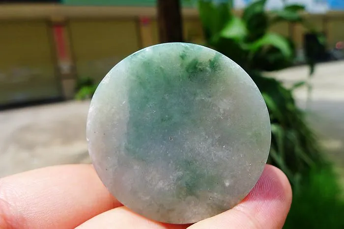 Natural Jade Rough Jadeite Raw (59g,3.7X1.55cm)