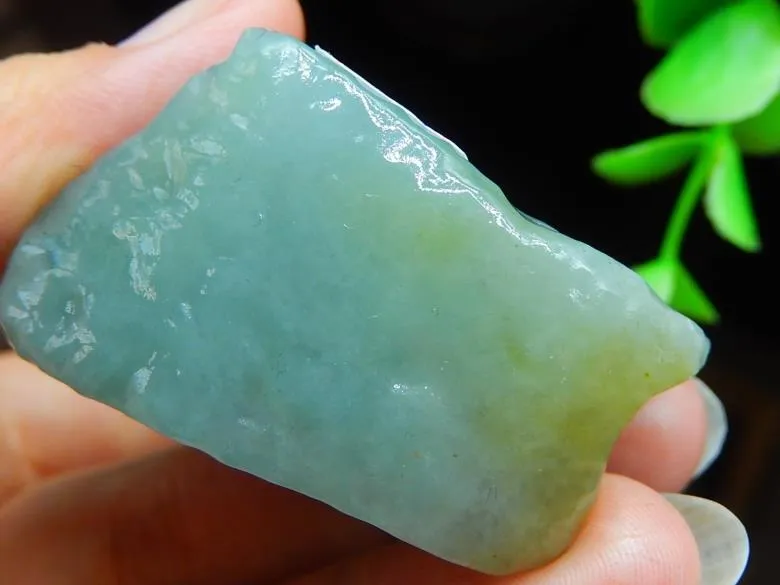 Natural Jade Rough Jadeite Raw (73g, 47X38X26mm)