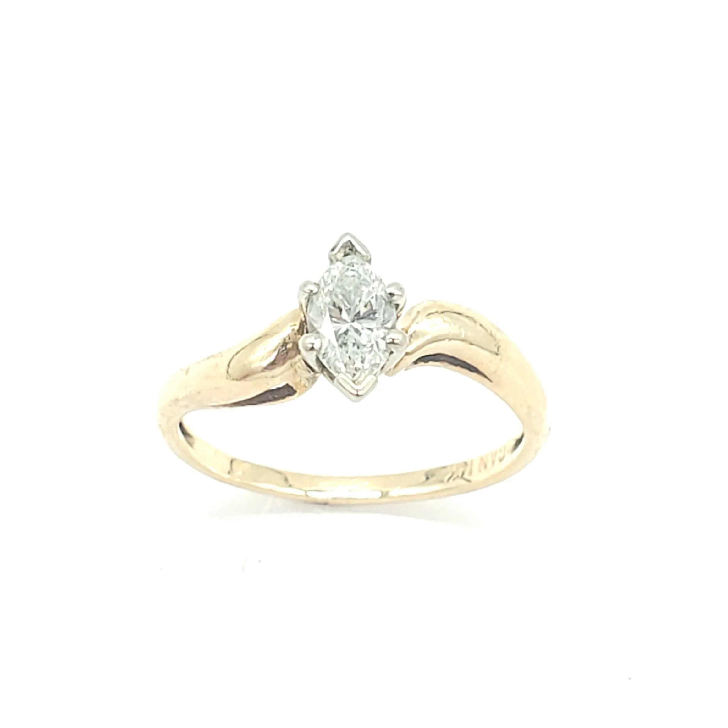 NEW 1/2 Carat Marquise Solitaire Ring