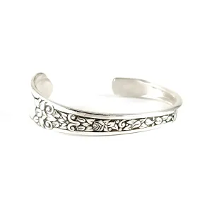 Oneida Floral II Spoon Cuff Bracelet