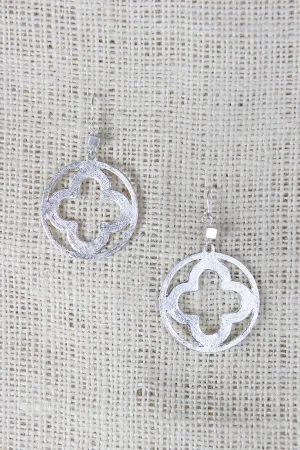 Open Clover Dangle Earrings