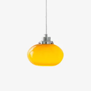 Oval Persimmon Pendant Light