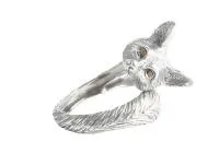 Pewter Fox Napkin Rings