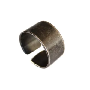 Rustic Mens Band - Brushed Matte Ring