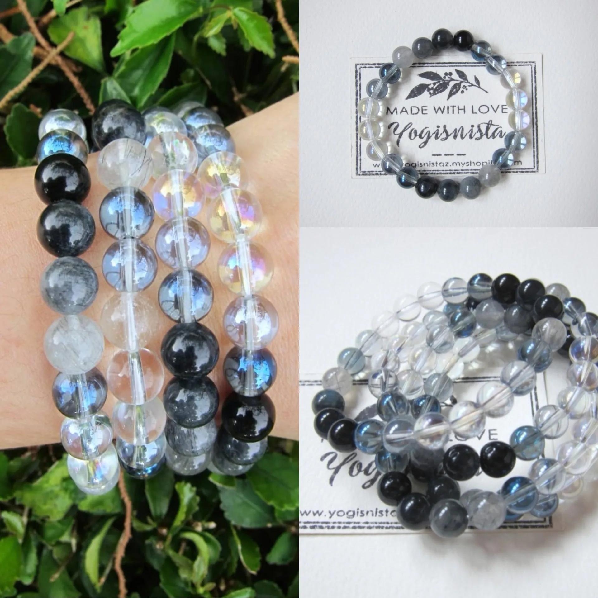 SALE - The Dreamy Blue Quartz Mala Bracelet