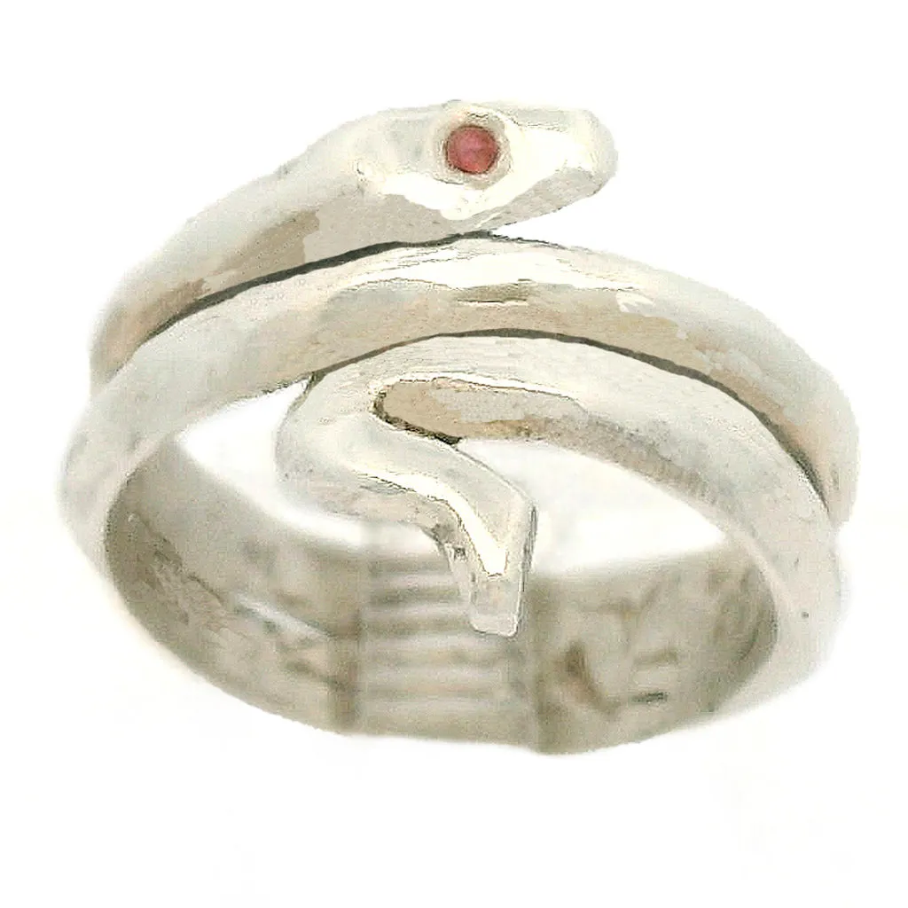 Snake with Ruby Ring (size 6 1/2)