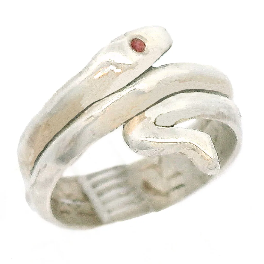 Snake with Ruby Ring (size 6 1/2)