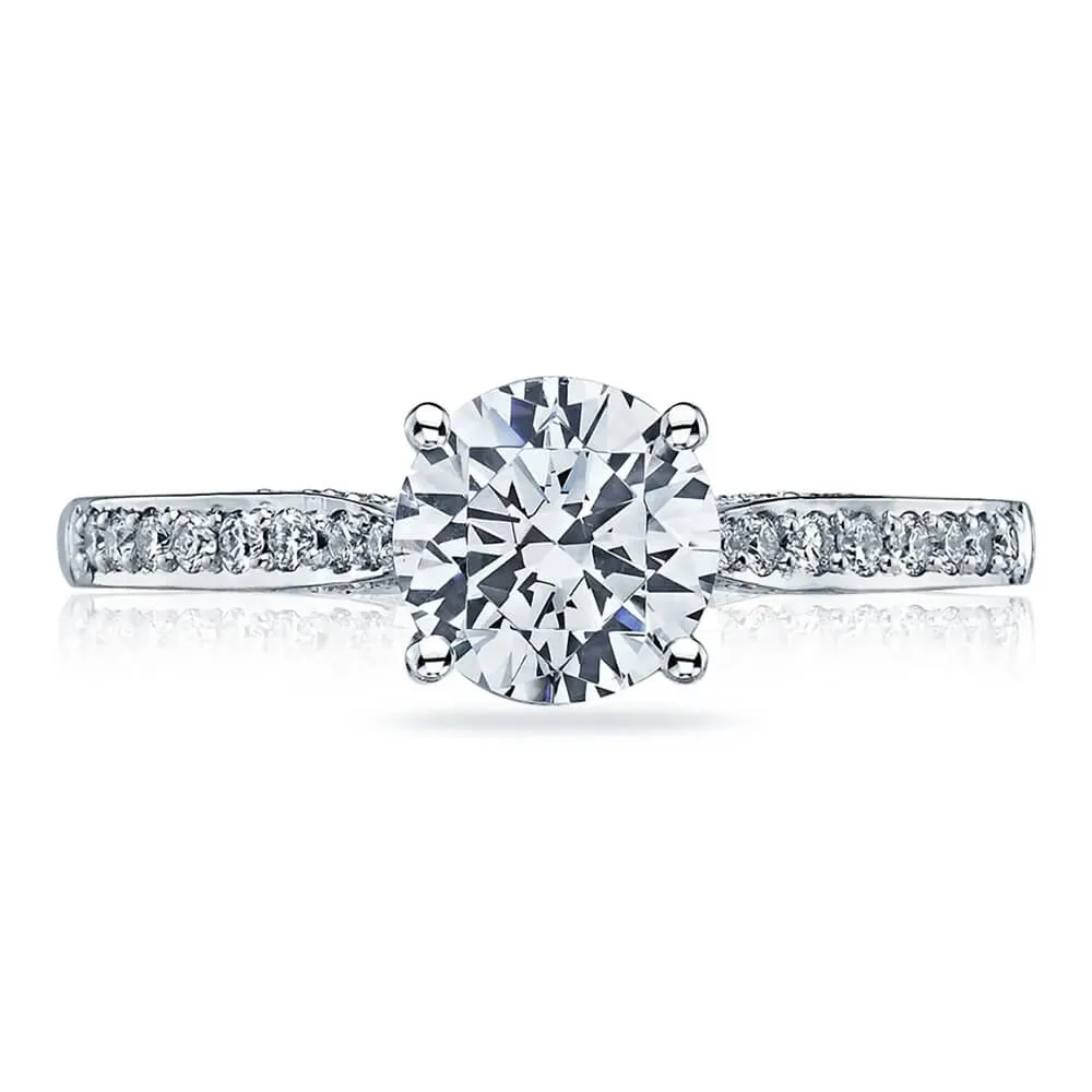 Tacori Platinum Round Solitaire Engagement Ring 2638RDP75