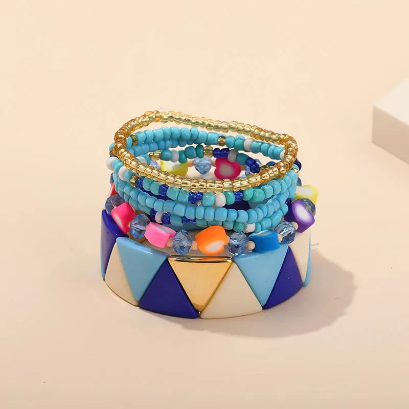 TEEK - Bohemian Multi-Layer Seed Beads Bangles