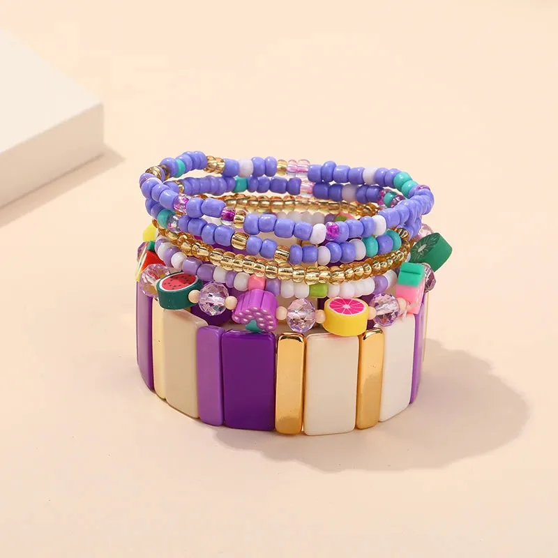 TEEK - Bohemian Multi-Layer Seed Beads Bangles