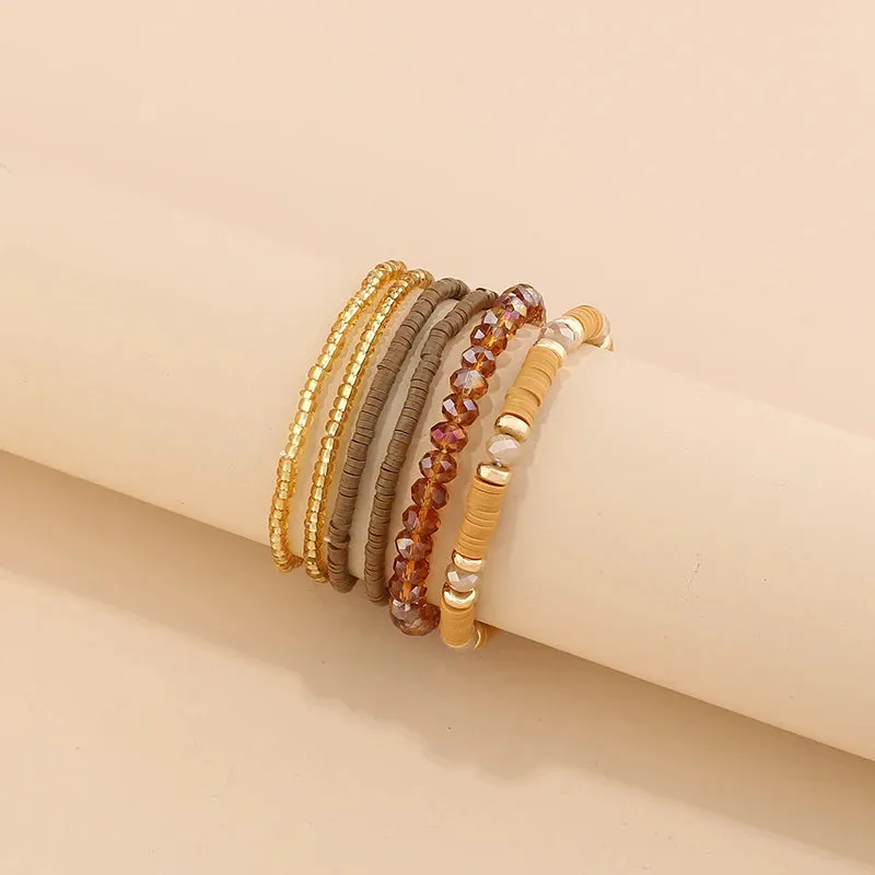 TEEK - Bohemian Multi-Layer Seed Beads Bangles