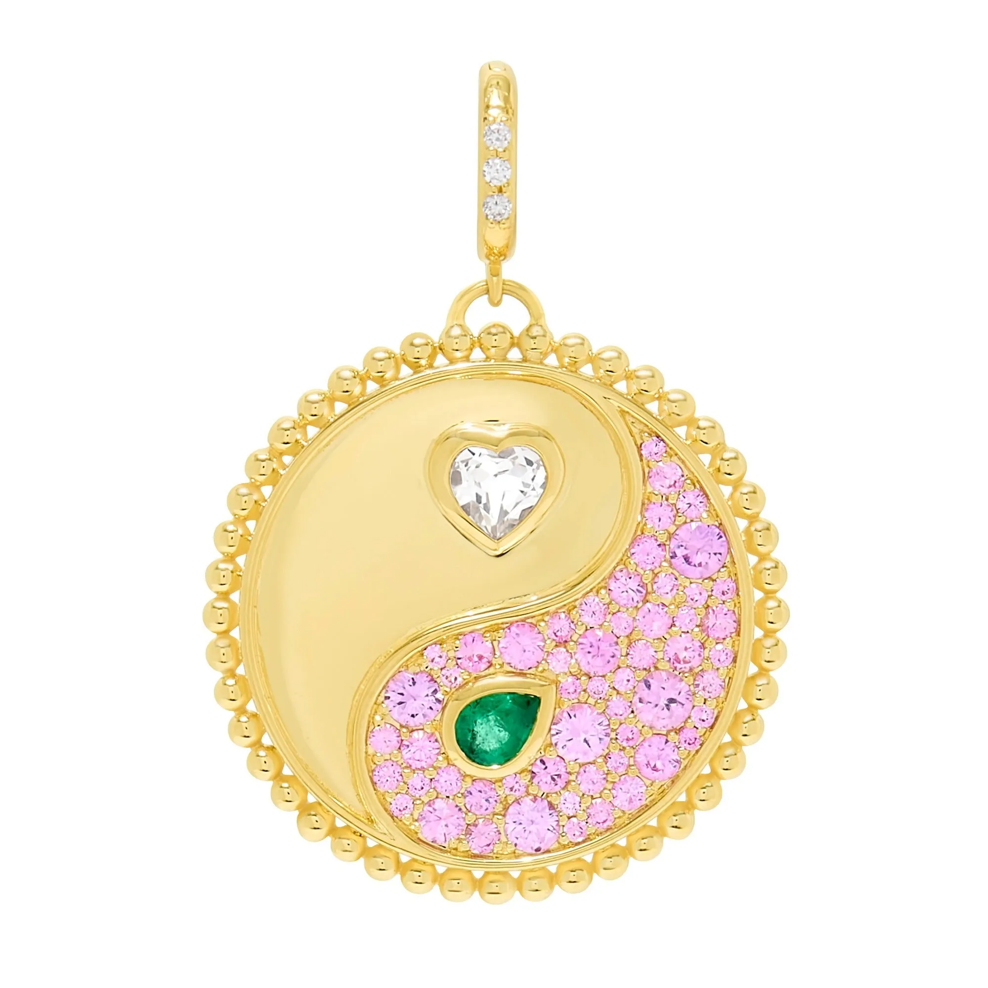 The Gemini 18K Gemstone Pendant