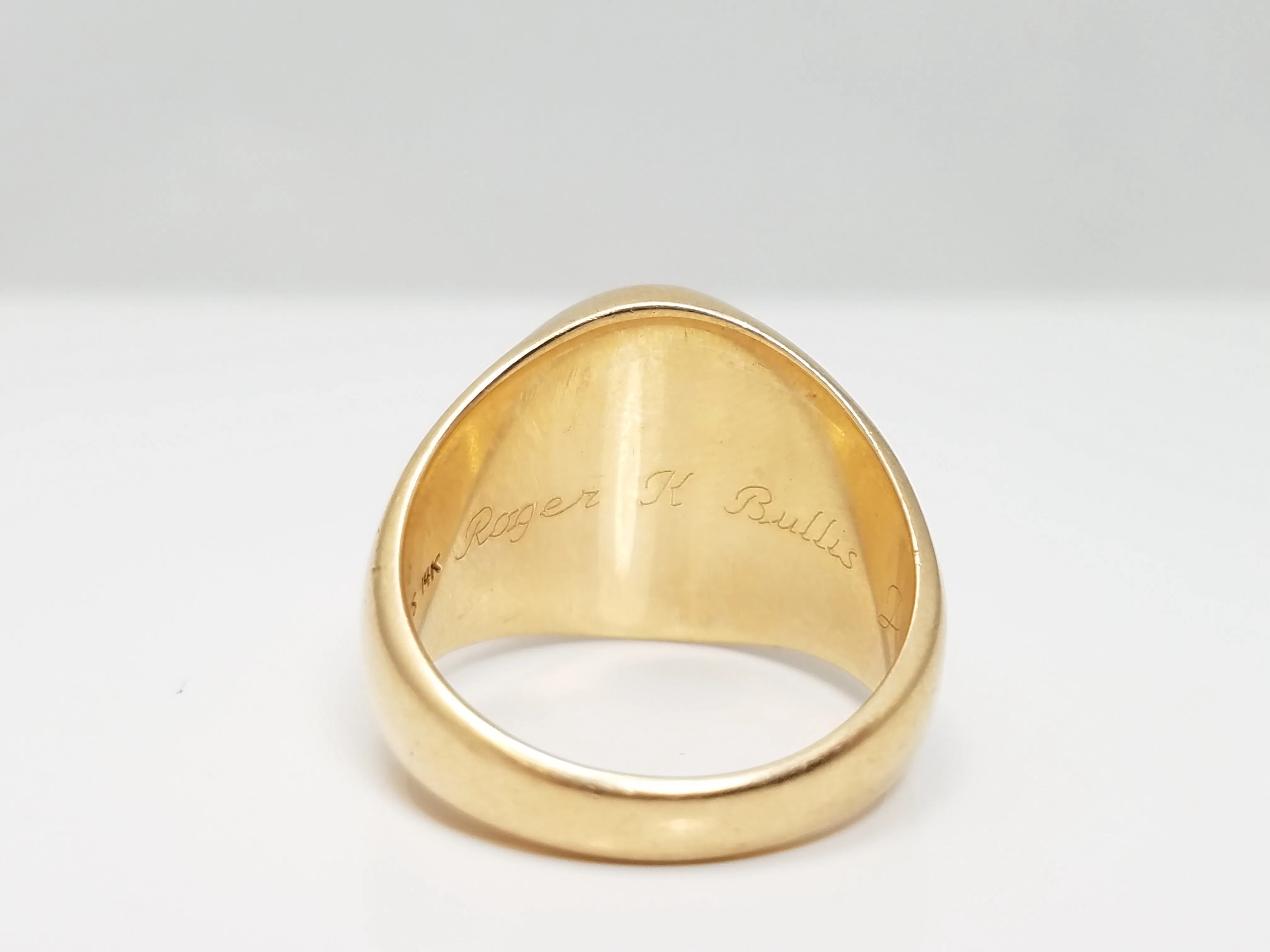 Vintage Solid 14k Yellow Gold United States Air Force Ring