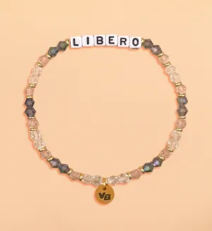 Volleyball Position Word Letter Bead Bracelet - LIBERO