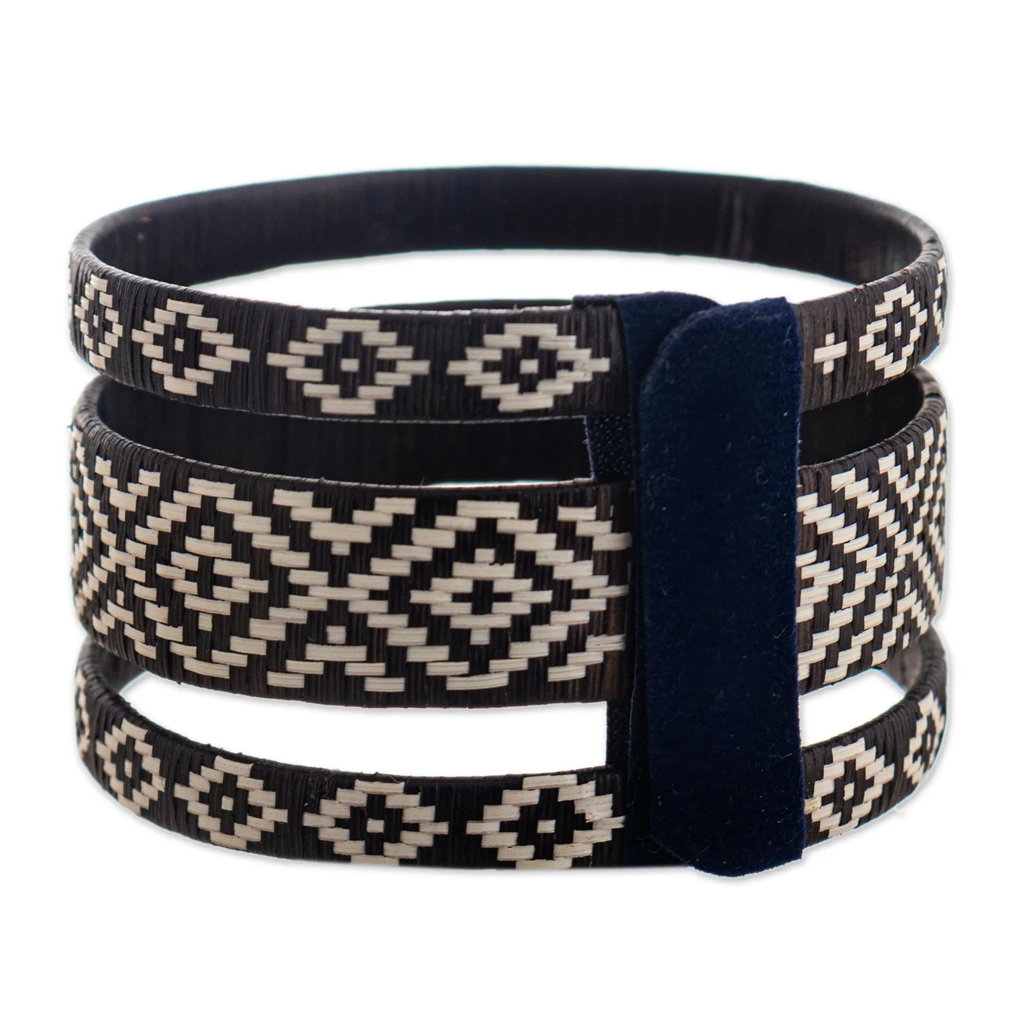 Woven Natural Fiber Cuff - Community of Peace | NOVICA