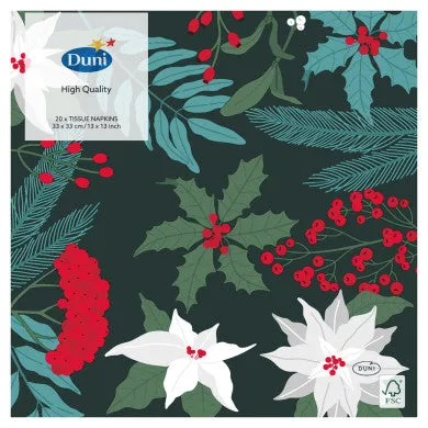 Xmas Napkins 33cm 3Ply 20's