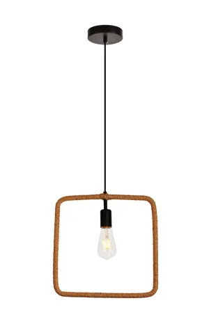 ZC121-LDPD2084 - Living District: Gerrit Collection Pendant D1.6 H14.2 Lt:1 Black and Brown Finish